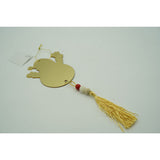 Ornament brad, Vivimall, Om de zapada, Auriu, Lucios, 10*23CM, Acril, Interior/ Exterior - vivimall.ro