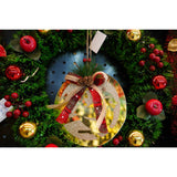 Ornament brad, Vivimall, Pasare, Auriu, Lucios, 17*17CM, Acril, Interior/ Exterior - vivimall.ro