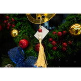 Ornament brad, Vivimall, Ren, Auriu, Lucios, 15*25CM, Acril, Interior/ Exterior - vivimall.ro