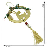 Ornament brad, Vivimall, Ren, Auriu, Lucios, 15*25CM, Acril, Interior/ Exterior - vivimall.ro