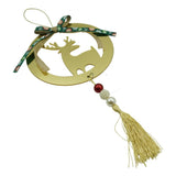 Ornament brad, Vivimall, Ren, Auriu, Lucios, 15*25CM, Acril, Interior/ Exterior - vivimall.ro