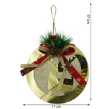 Ornament brad, Vivimall, Ren, Auriu, Lucios, 17*17CM, Acril, Interior/ Exterior - vivimall.ro