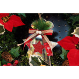 Ornament brad, Vivimall, Stea, Argintiu, Lucios, 14*17CM, Acril, Interior/ Exterior - vivimall.ro