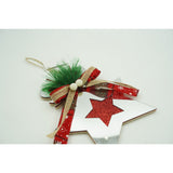 Ornament brad, Vivimall, Stea, Argintiu, Lucios, 14*17CM, Acril, Interior/ Exterior - vivimall.ro