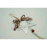 Ornament brad, Flippy, Stea, Argintiu, Lucios, 14*26CM, Acril, Interior/ Exterior - vivimall.ro