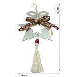 Ornament brad, Flippy, Stea, Argintiu, Lucios, 14*26CM, Acril, Interior/ Exterior - vivimall.ro