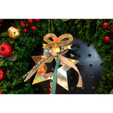 Ornament brad, Vivimall, Stea, Auriu, Lucios, 15*26CM, Acril, Interior/ Exterior - vivimall.ro