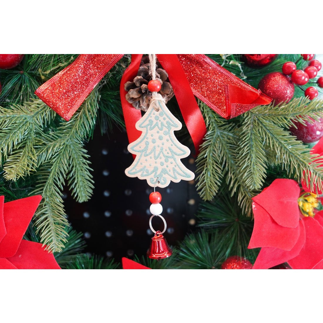 Ornament De Brad Bradulet, Lemn, 17 Cm