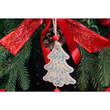 Ornament de brad bradulet, Vivimall, multicolor, lemn, 17 cm - vivimall.ro