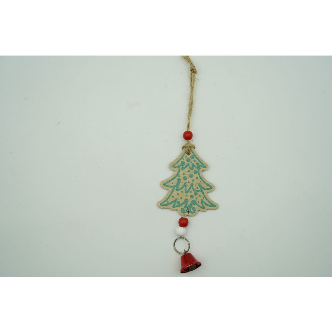 Ornament de brad bradulet, Vivimall, multicolor, lemn, 17 cm - vivimall.ro