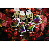 Ornament de brad clopotel din paiete, Vivimall, multicolor, lemn, 18 cm - vivimall.ro