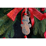 Ornament de brad om de zapada, Vivimall, multicolor, lemn, 17 cm - vivimall.ro