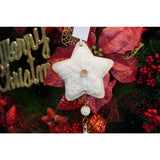 Ornament De Brad Stea, Lemn/Textil, 25 Cm