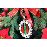 Ornament de brad trei brazi, Vivimall, multicolor, lemn, 12 cm - vivimall.ro