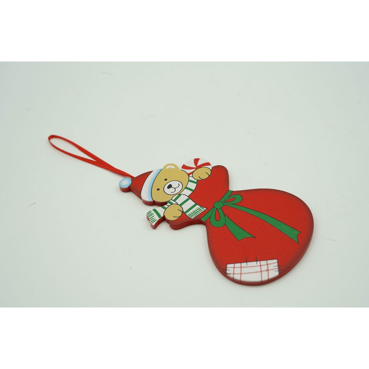 Ornament De Brad Ursulet, Lemn, 14 Cm