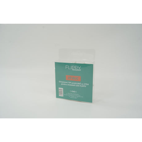 Ornament de Craciun, Flippy,  Model Semiluna cu Stea pentru Instalatii LED - vivimall.ro