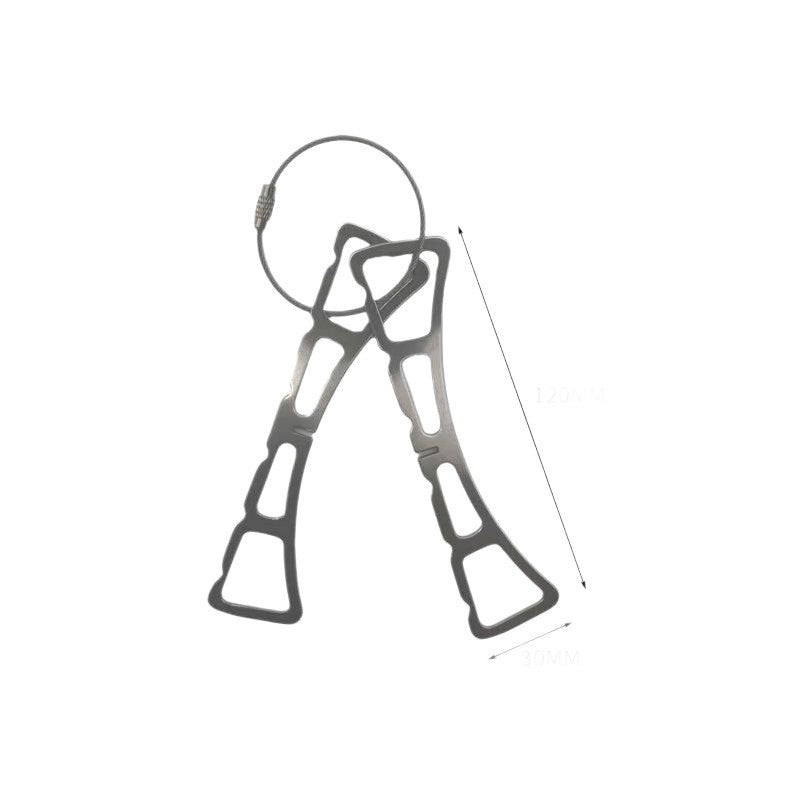 Suport pentru Gatit la Abur, Flippy, din Otel Inoxidabil, 12 x 3 cm, Argintiu