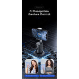 Suport Telefon cu Urmarire Automata, Flippy, AI Face Tracking, Rotire 360 Grade, 17 x 8 cm, Negru - vivimall.ro