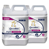 Pachet Coccolino Professional Pure Concentrated balsam rufe concentrat 2×5 L, vedere frontală