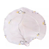 Palarie de Protectie pentru Bebelusi, Vivimall, Model Ratuste, Pescareasca, de Primavara si Toamna, cu Masca si Fermoar, 45 cm, pentru 3-6 Luni, Alb - vivimall.ro