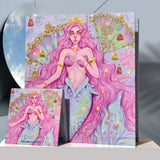 Trusa de Machiaj, KEVIN & COCO, Mermaids, 86 culori, 23.5 x 25 x 2.1 cm - vivimall.ro