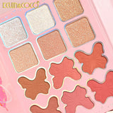 Iluminatoare și blush din trusa machiaj Kevin & Coco, textură fină, pigmentare intensă
