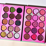 Paleta de Machiaj, KEVIN & COCO, Atractive, Farduri de Pleoape, 15 Culori, Model A, 16.5x10.8x1.5 cm, Multicolor - vivimall.ro