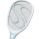 Paleta Electrica pentru Tantari, Muste sau Insecte LED, Vivimall, Reincarcabila, Incarcare USB, Plastic, Casa si Gradina, Anti-insecte, Alb-Albastru - vivimall.ro