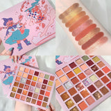 Комплект за грим, палитра сенки за очи с 42 пигментирани цвята