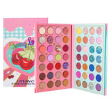 Комплект за грим, палитра сенки за очи Handayan Cherry Love с 56 пигментирани цвята