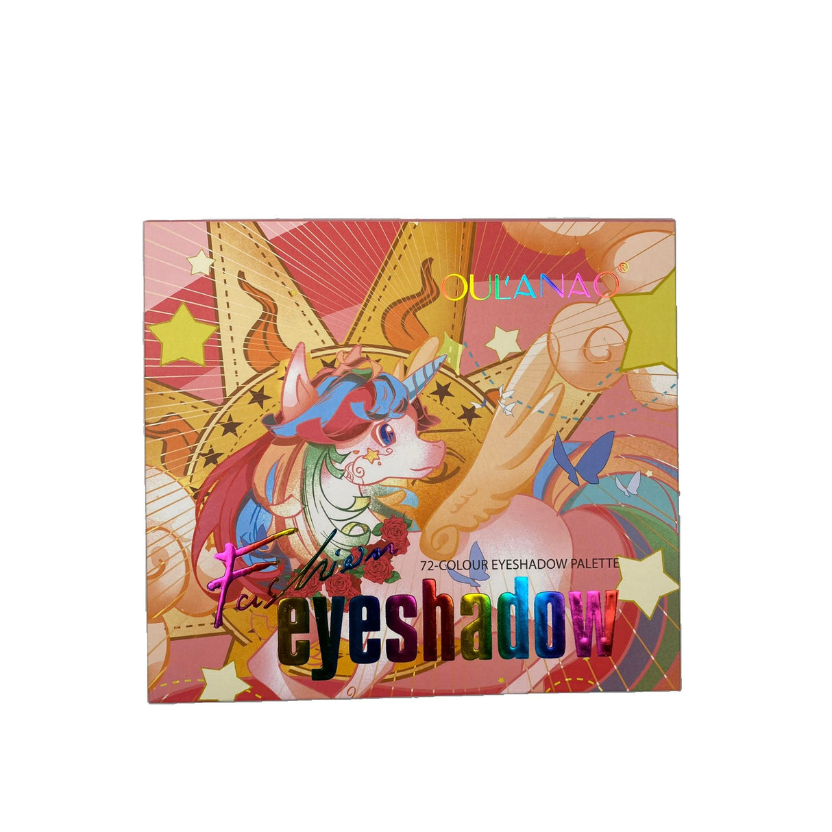 Комплект за грим, палитра сенки за очи Oulanao със 72 пигментирани цвята