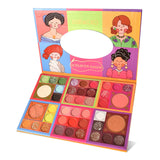 Комплект грим, палитра сенки за очи Kevin&amp;Coco с 42 пигментирани цвята