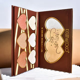 Paleta Iluminatoare, Kevin & Coco, 6 Nuante, Be Mine, Culori Calde, Dreptunghiulara, 140 g, Valabilitate 24 Luni, 17.4x11.5x1.3 cm, Varianta A, Nude - vivimall.ro