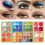 Комплект грим, палитра сенки за очи Kevin&amp;Coco с 52 пигментирани цвята