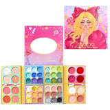 Комплект грим, палитра сенки за очи Kevin&amp;Coco с 52 пигментирани цвята