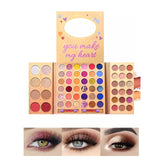 Комплект грим, палитра сенки за очи Kevin&amp;Coco с 62 пигментирани цвята