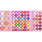 Комплект грим Kevin&amp;Coco, палитра сенки за очи и хайлайтър с 62 пигментирани цвята