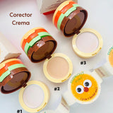 Paletă Multifuncțională Kevin&Coco Burger, Set Machiaj 5 în 1, Blush