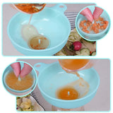 Palnie din plastic 3 in 1 Vivimall, doua dimensiuni de scurgere, cu filet si filtru, diametru scurgere 5.4 cm, 11.5 x 16.7 cm, albastru - vivimall.ro