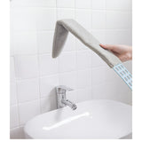 Pamatuf pentru Curatat Praful, Vivimall, Model Slim pentru Zone Greu Accesibile, Maner Extensibil, Laveta Microfibra Inclusa, Usor de Curatat, Albastru Gri - vivimall.ro