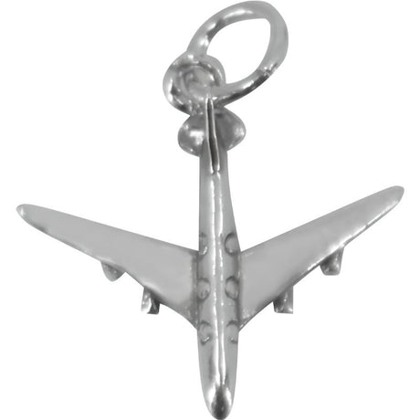 Pandantiv, Jolie Silver, Argint 925, Model Avion, 25 x 20 mm, 1.2 g - vivimall.ro