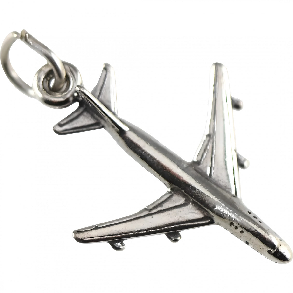 Pandantiv, Jolie Silver, Argint 925, Model Avion, 25 x 20 mm, 1.2 g - vivimall.ro