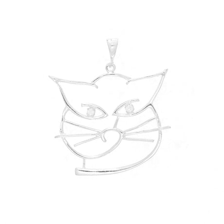 Pandantiv din Argint 925 Cap de Pisica - vivimall.ro
