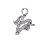 Pandantiv din Argint 925, Catel Long Vehicle cu pietre - vivimall.ro