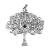 Pandantiv din Argint 925 Copac cu pietre rodiat - vivimall.ro