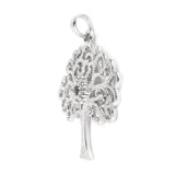 Pandantiv din Argint 925 Copac cu pietre rodiat - vivimall.ro