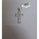 Pandantiv, Jolie Silver, Argint 925, Model Cruce cu Pietre, 2.6 G, 3 x 2 Cm - vivimall.ro