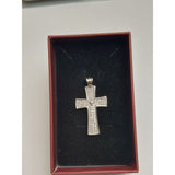 Pandantiv, Jolie Silver, Argint 925, Model Cruce cu Pietre, 2.6 G, 3 x 2 Cm - vivimall.ro