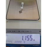 Сребърна висулка 925, листо