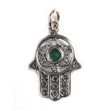 Pandantiv din Argint 925 Hamza cu Piatra - vivimall.ro